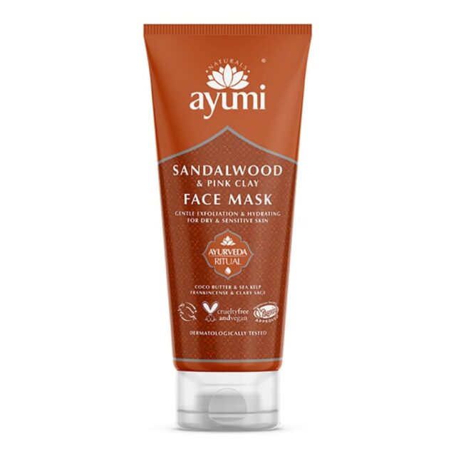Ayumi Hydrating Pink Clay Face Mask For Dry & Sensitive Skin