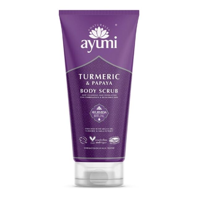 Ayumi Glow-Boosting Body Scrub with Turmeric Papaya & Pumice