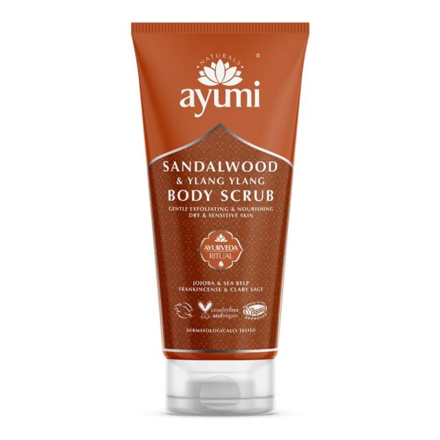 Ayumi Gentle Sandalwood & Jojoba Body Scrub Dry & Sensitive Skin