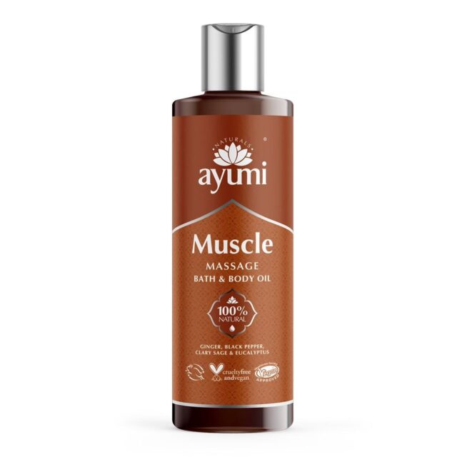Ayumi Muscle Massage Oil For Sports Recovery Deep Tissue Massage