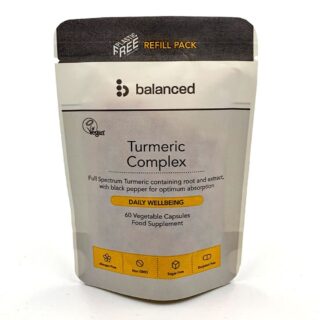 Balanced Turmeric Complex 60 Veggie Caps - Refill Pouch