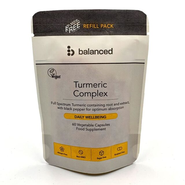 Balanced Turmeric Complex 60 Veggie Caps - Refill Pouch