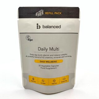 Balanced Daily Multi Vitamin 30 Veggie Caps - Refill Pouch