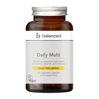 Balanced Daily Multi Vitamin 30 Veggie Caps - Reusable Bottle
