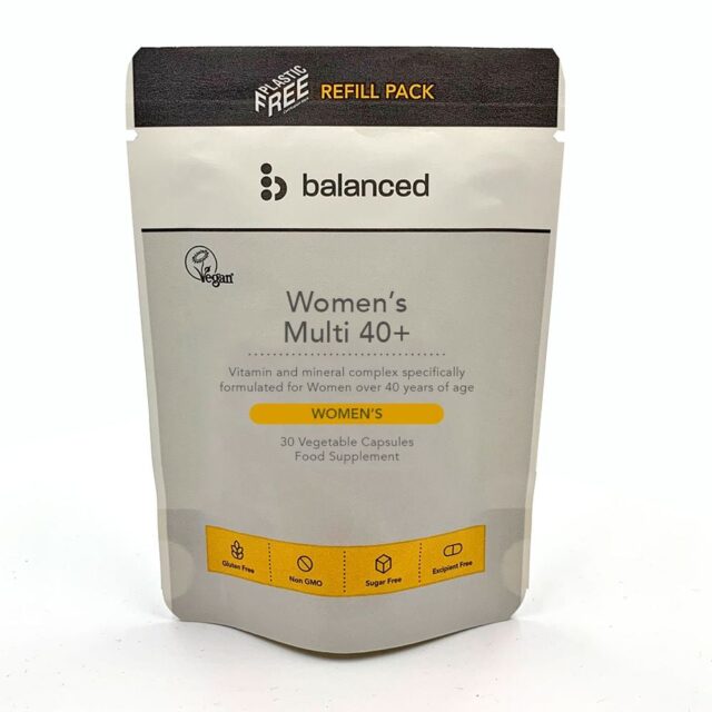 Balanced Women's 40+ Multi 30 Veggie Caps - Refill Pouch