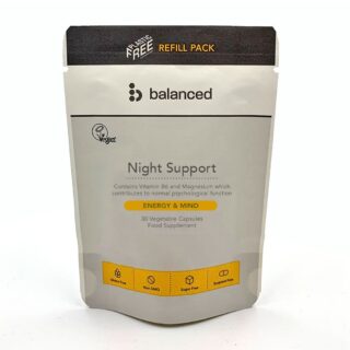 Balanced Night Support 30 Veggie Caps - Refill Pouch