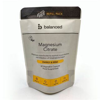 Balanced Magnesium Citrate 60 Veggie Caps - Refill Pouch
