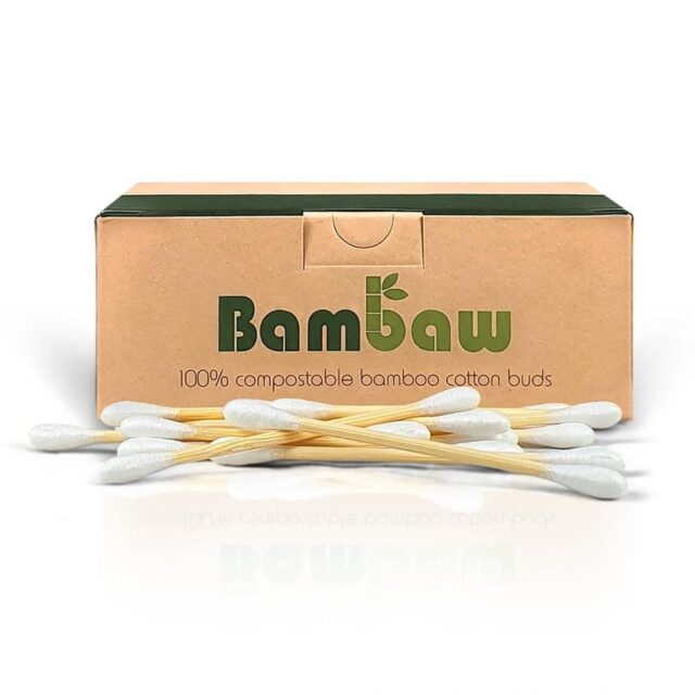 Bambaw Bamboo Cotton Buds Box 200 Units