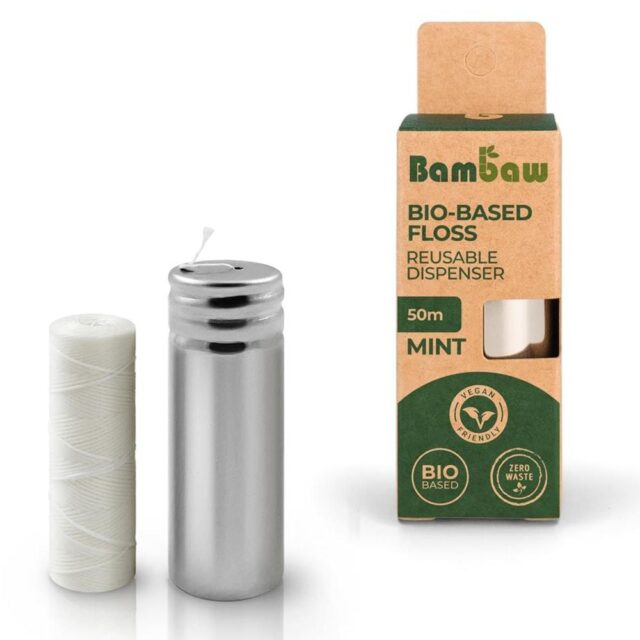 Bambaw Reusable Stainless-Steel Floss Dispenser PLA