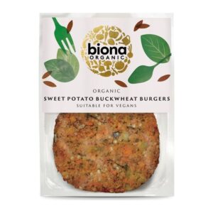Biona Organic Sweet Potato & Buckwheat Burger 160g