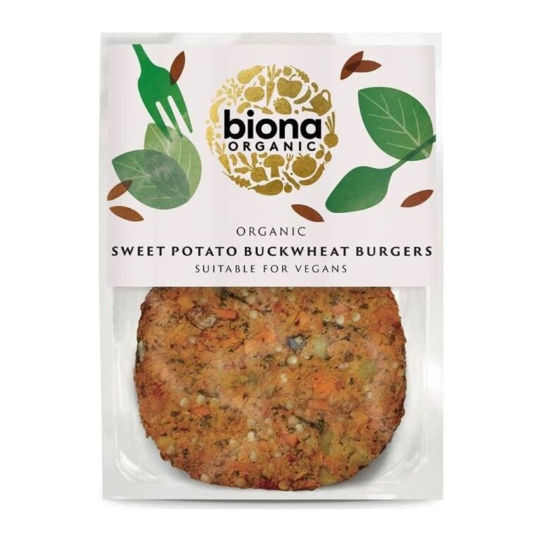 Biona Organic Sweet Potato & Buckwheat Burger