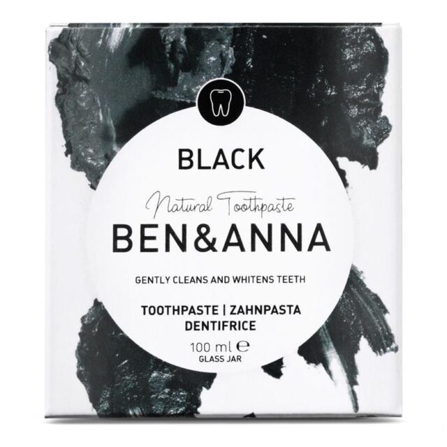 Ben and Anna Toothpaste Black (with Activated Charcoal)