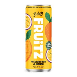 Belvoir Farm FRUiTZ Passion Fruit & Mango Can