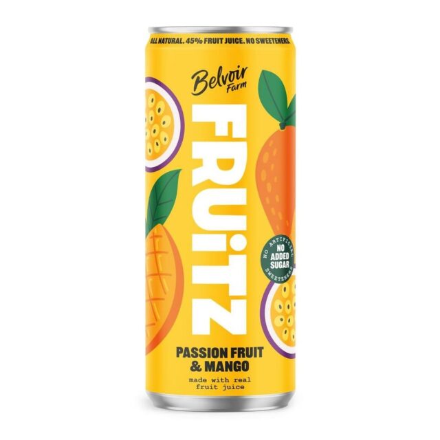 Belvoir Farm FRUiTZ Passion Fruit & Mango Can