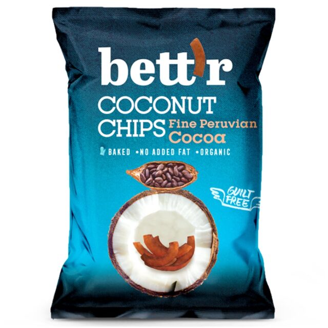 Bettr Coconut Chips with Cacao Organic Vegan Gluten Free