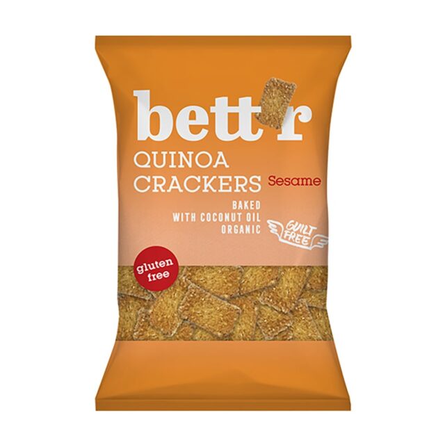 Bettr Quinoa Crackers with Sesame