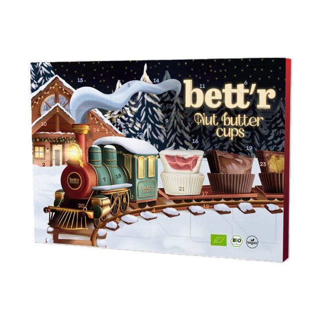 Bettr Christmas Advent Calendar with Nut Butter Cups