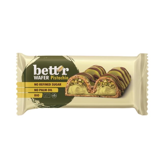 Bettr Wafer Bar with Pistachio Cream Filling