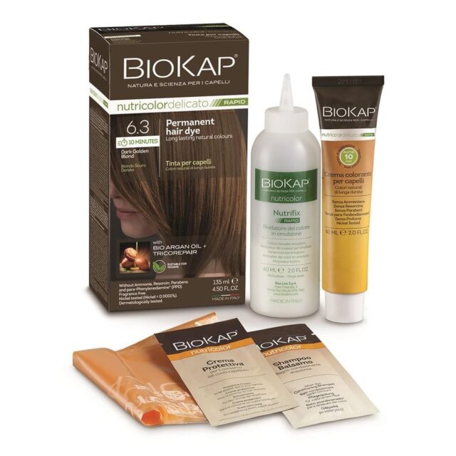 BioKap Dark Golden Blond 6.3 Hair Dye