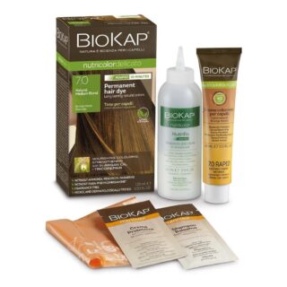 BioKap Natural Medium Blond 7.0 Rapid Permanent Hair Dye