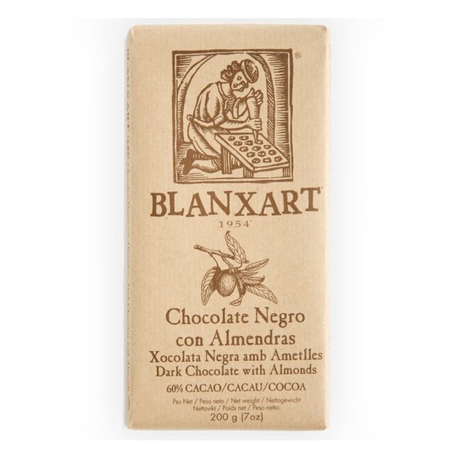 Blanxart 60% Dark Chocolate with Whole Marcona Almonds