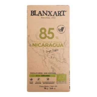 Blanxart Organic 85% Nicaragua Chocolate with Sea Salt