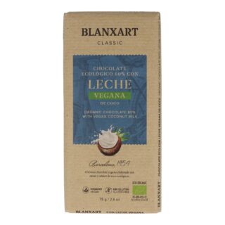 Blanxart Organic 60% Dark Chocolate with Coconut Milk