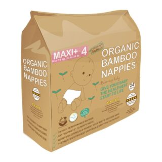 Beaming Baby Organic Bamboo Nappies Size 4 (9-15 kg 24 nappies)