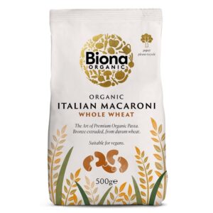 Biona Organic Wholewheat Macaroni 500g
