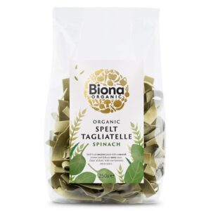 Biona Organic Spelt Spinach Tagliatelli 250g