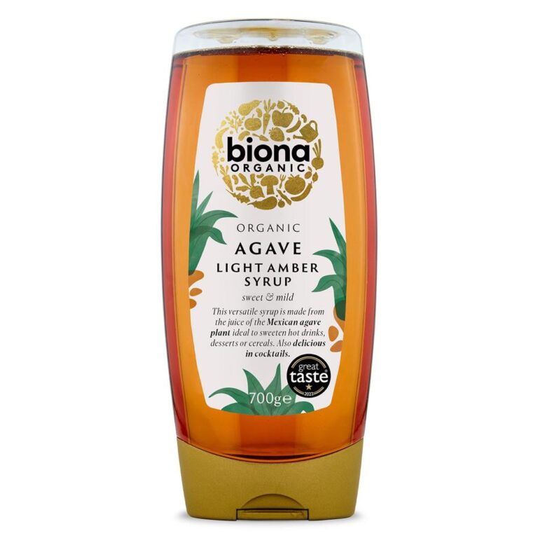 Biona Organic Agave Syrup-Squeezy 500ml