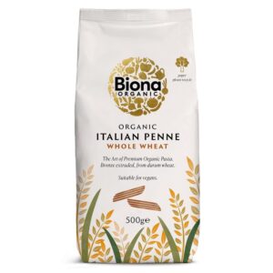Biona Organic Wholewheat Penne 500g