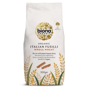 Biona Organic Wholemeal Fusilli 500g