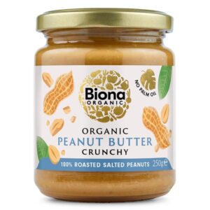 Biona Organic Crunchy Peanut Butter 250g