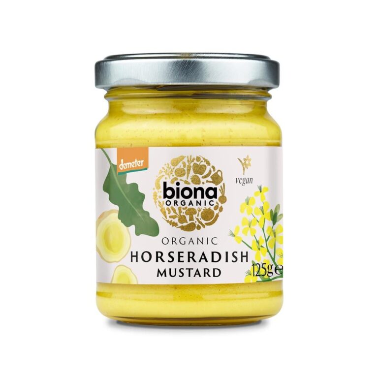 Biona Organic Horseradish Mustard
