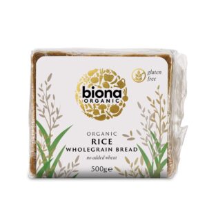 Biona Organic Rice Wholegrain Bread 500g