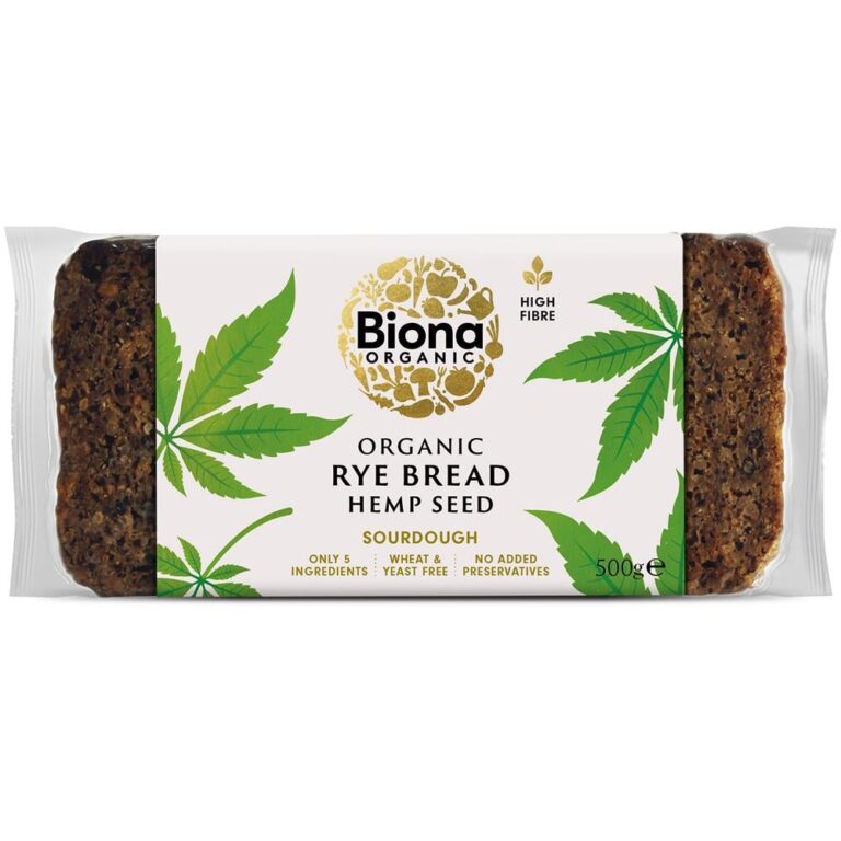 Biona Organic Wholemeal Rye Hemp Bread