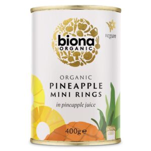 Biona Organic Mini Pineapple Rings 400g