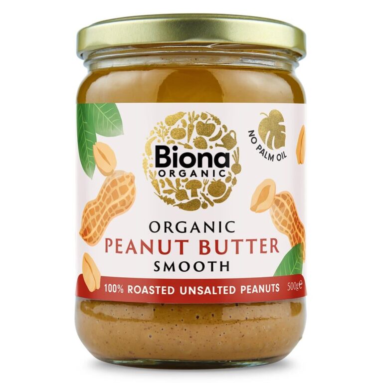 Biona Organic Peanut Butter Smooth Unsalted