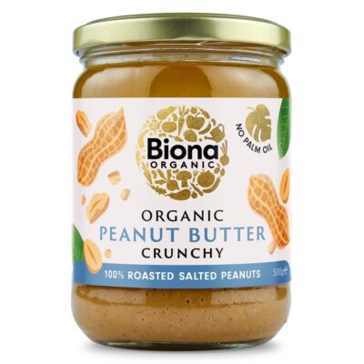 Biona Peanut Butter Organic Crunchy With Sea Salt