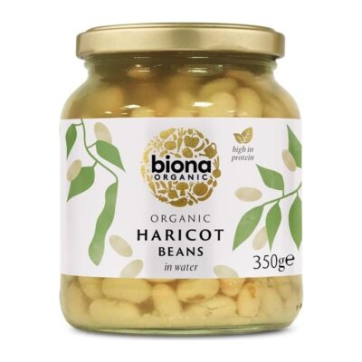 Biona Organic Haricot Beans In Glass Jar