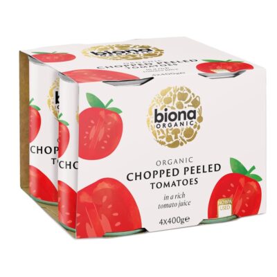 Biona Organic Chopped Tomatoes - 4 x