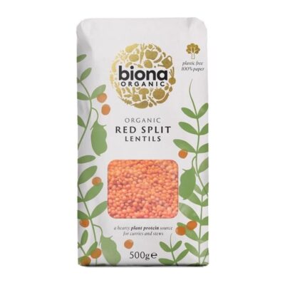Biona Organic Red Split Lentils