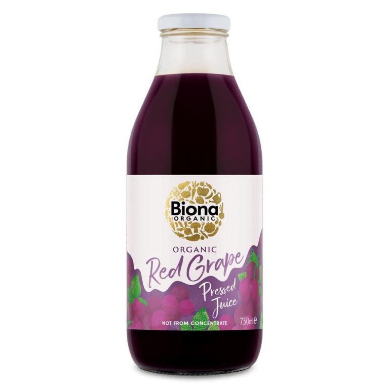 Biona Organic Pressed Red Grape Juice