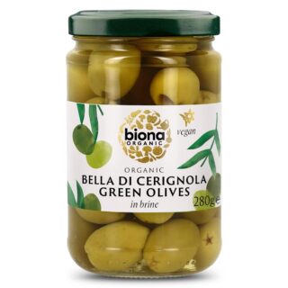 Biona Italian Bella di Cerignola Olives in Brine Organic
