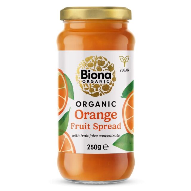 Biona Orange Fruit Spread Organic (sweetened with fruit juice)