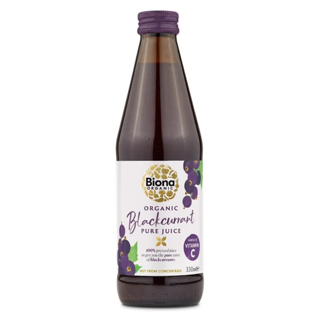 Biona Blackcurrant Pure SuperJuice - 100% Organic