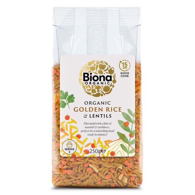 Biona Organic Golden Rice & Lentils