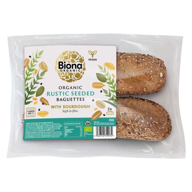 Biona Organic Rustic Seeded Baguette