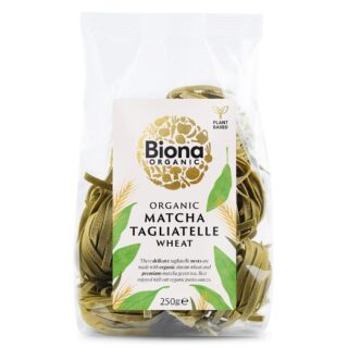 Biona Organic Matcha Wheat Tagliatelle Nests